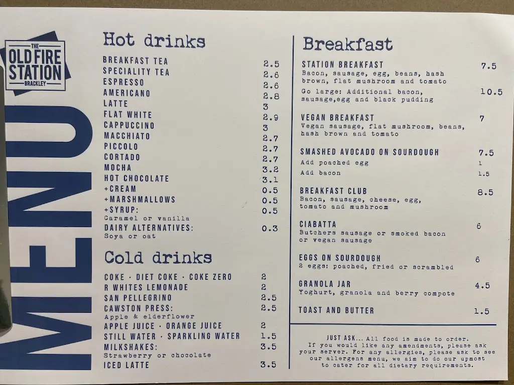Menu_The Old Firestation Brackley Cafe_Brackley_image_4
