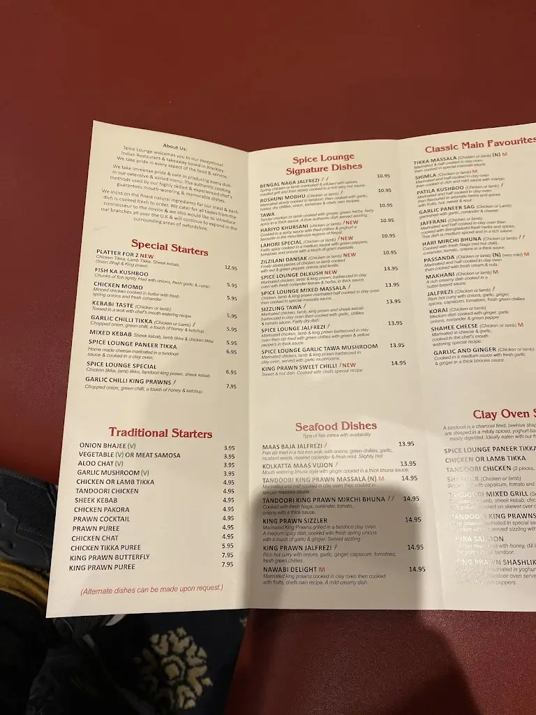 Menu_Spice Lounge_Brackley_image_1