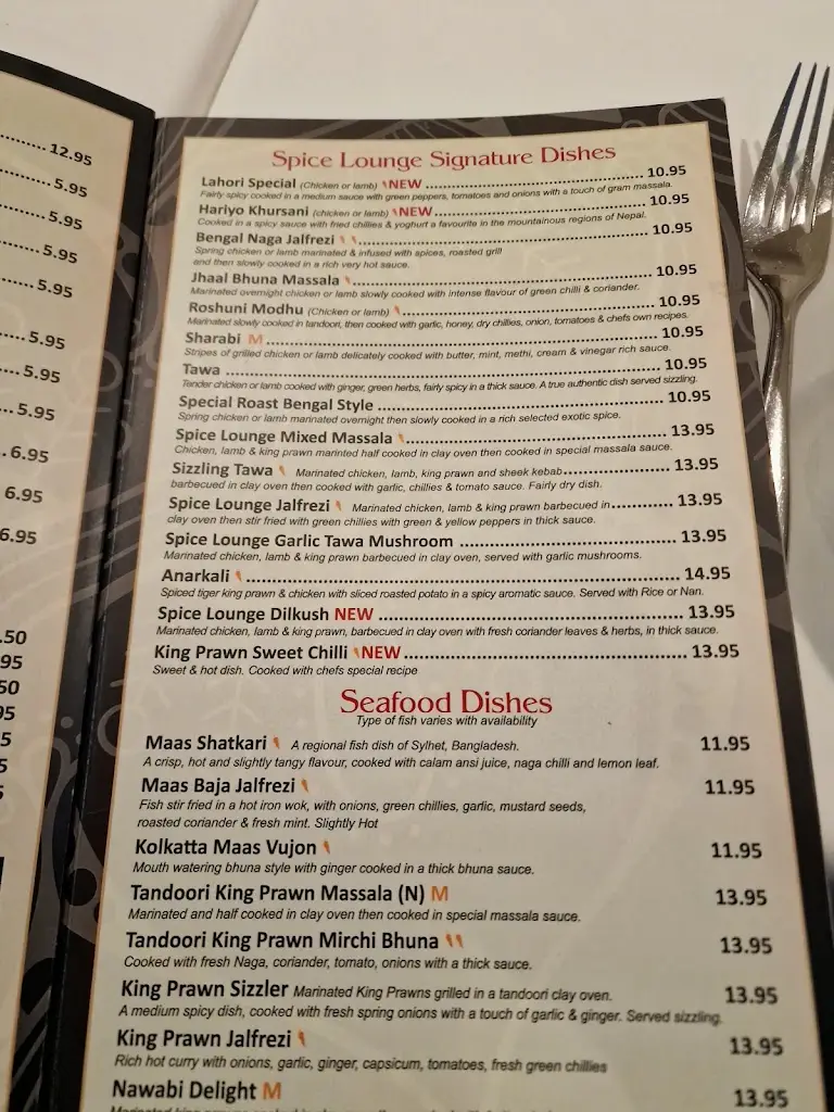 Menu_Spice Lounge_Brackley_image_3