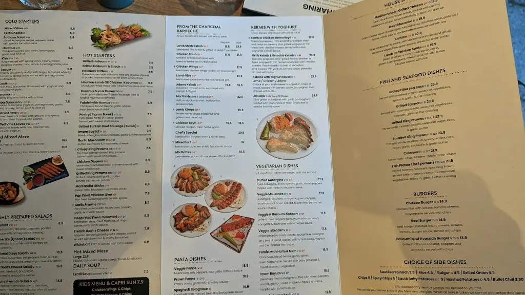 Menu_Turquaz Restaurant aldershot_Aldershot_image_4