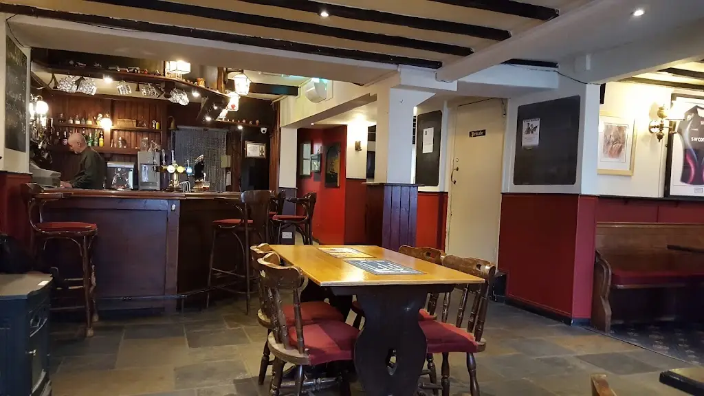 The Castle Hotel restaurant in Bradninch