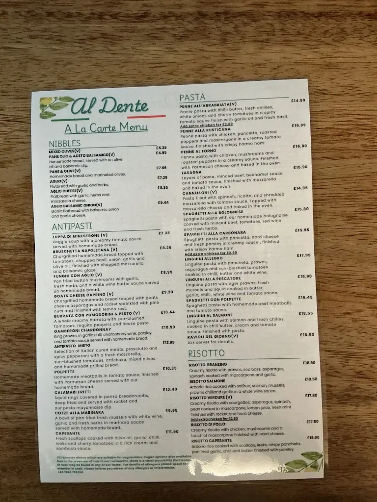 Menu_Al Dente_Bradninch_image_2
