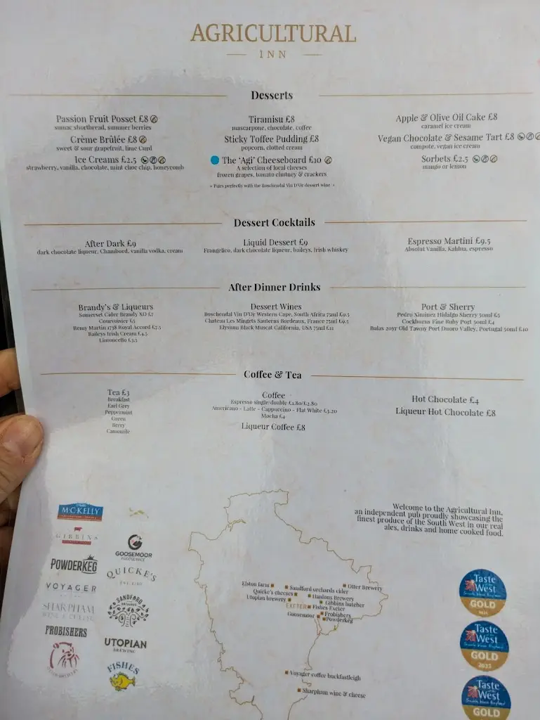 Menu_The Agricultural Inn_Bradninch_immagine_4