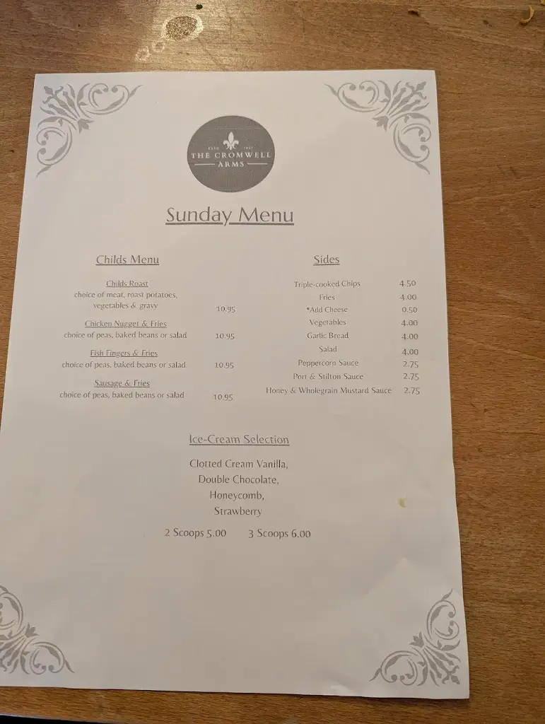 Menu_Cromwell Arms_Bovey Tracey_image_3