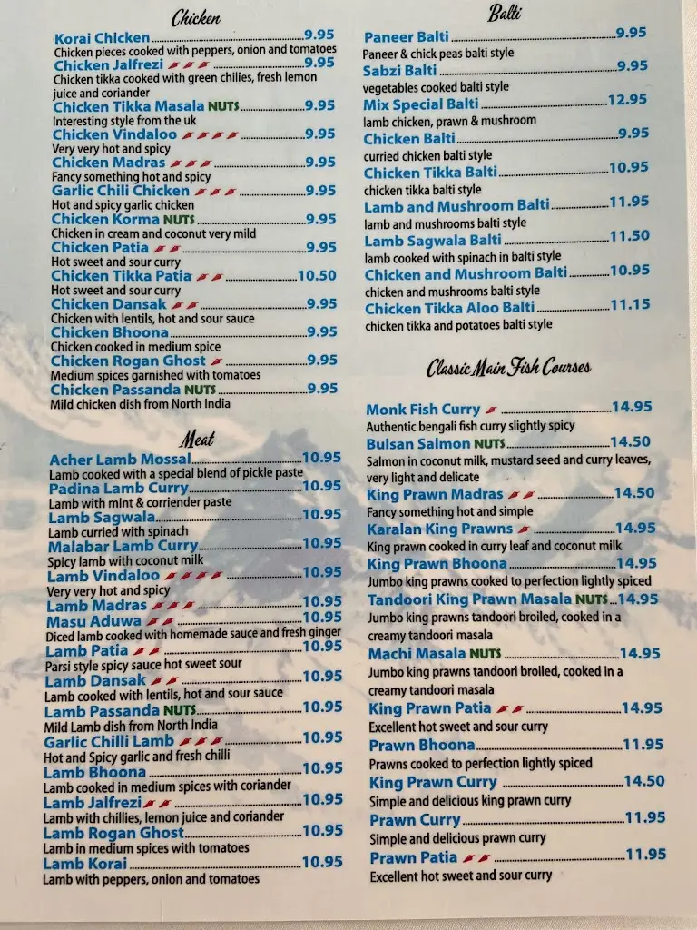 Menu_Royal Gurkha Spice_Bovey Tracey_image_1