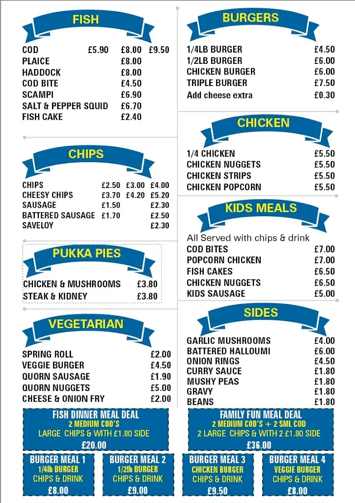 Menu_Bovey Fish Bar_Bovey Tracey_image_1