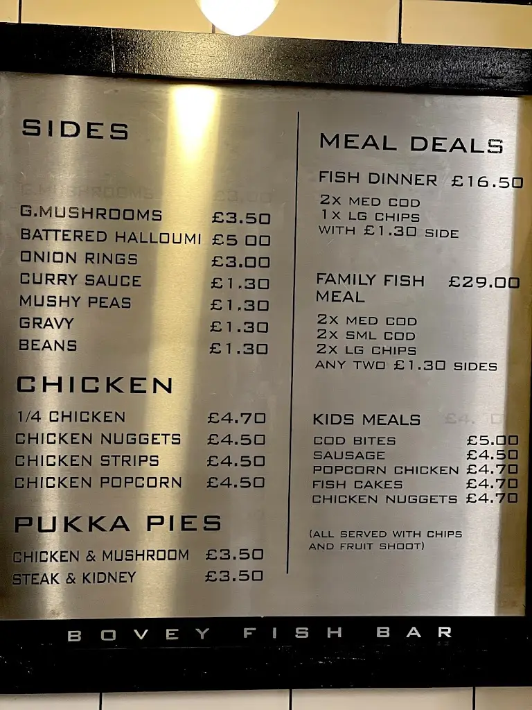 Menu_Bovey Fish Bar_Bovey Tracey_image_2