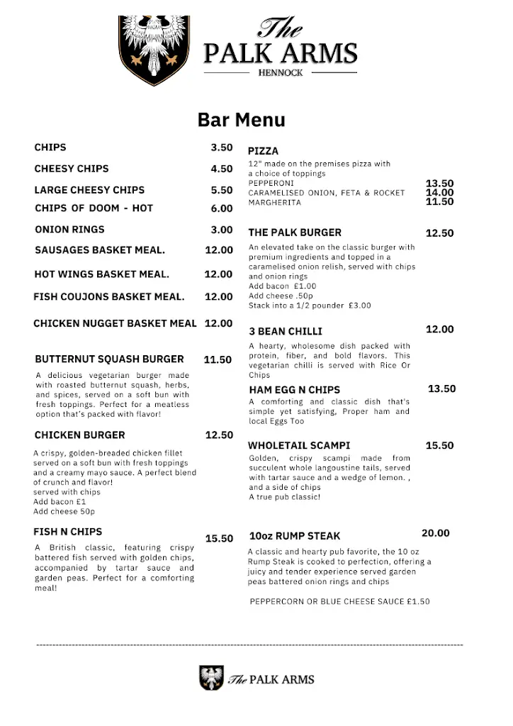 Menu_The Palk Arms_Bovey Tracey_image_1
