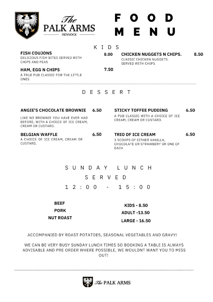 Menu_The Palk Arms_Bovey Tracey_image_2