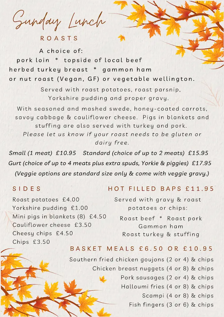 Menu_Claycutters Arms_Bovey Tracey_immagine_1