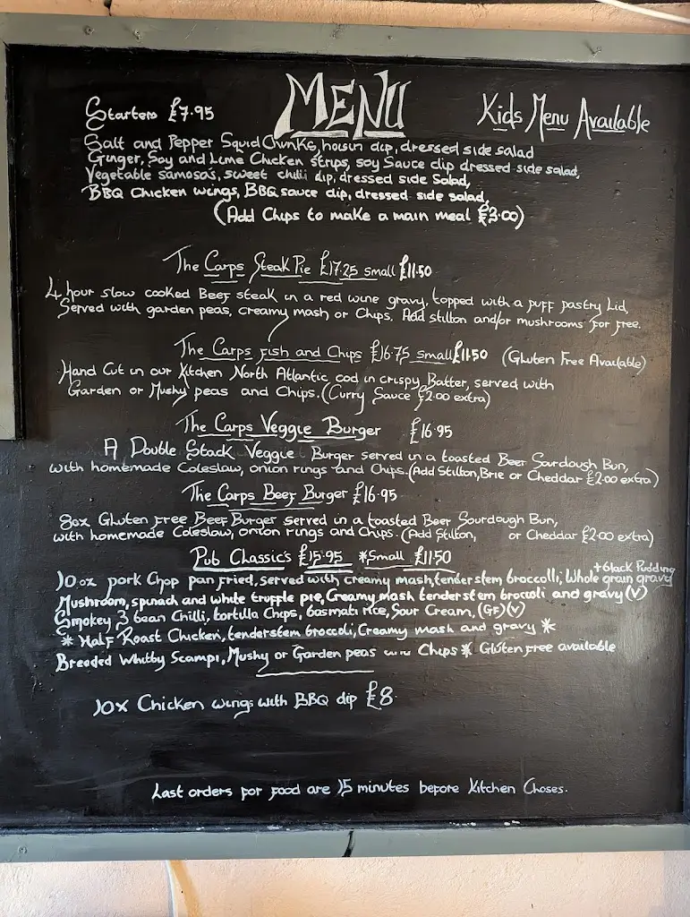 Menu_The Carpenters Arms, Ilsington. Nr. Haytor, Dartmoor, Devon, England TQ13 9RG_Bovey Tracey_image_3