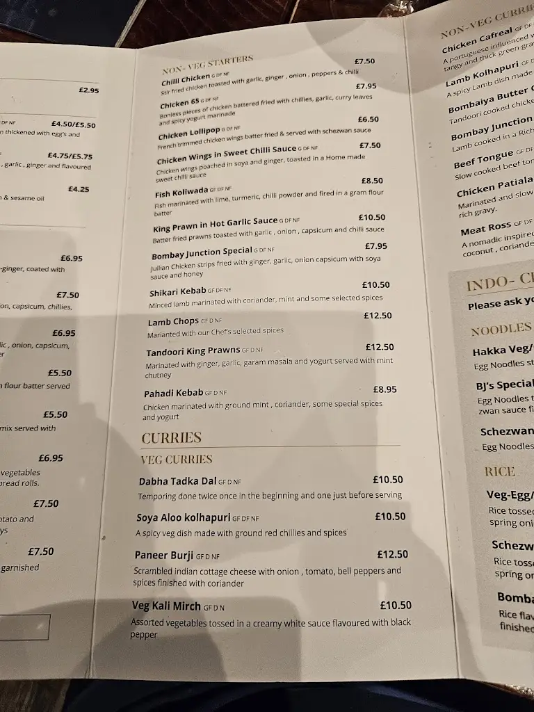 Menu_Bombay Junction Authentic Indian_Bramley_image_4