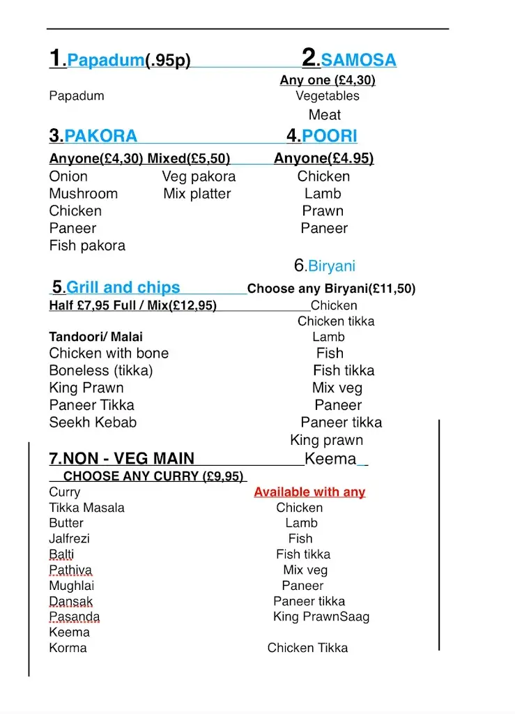 Menü_Tikkaway (Bombay Junction)_Bramley_Bild_4