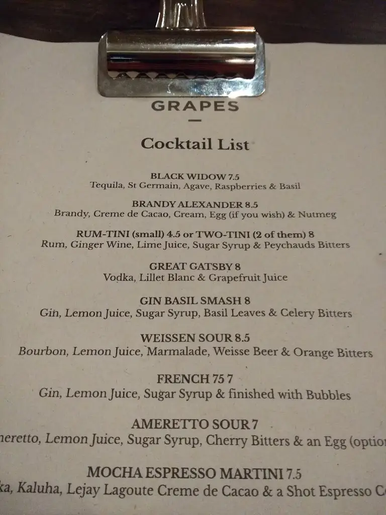 Menü_The Bunch Of Grapes_Bradford-on-Avon_Bild_4