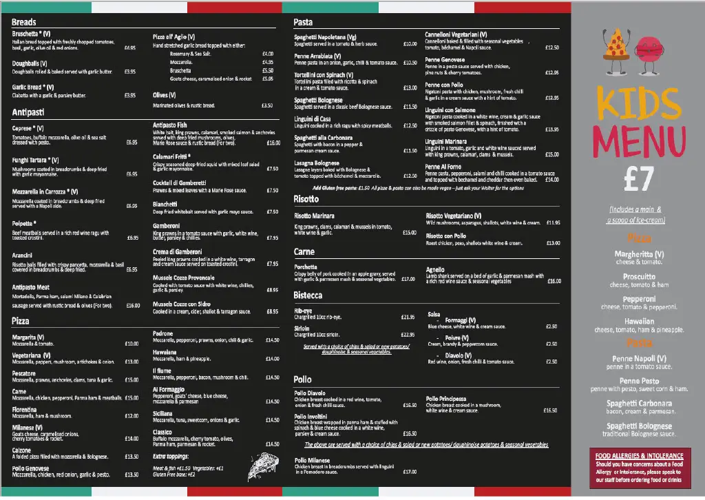 Menu_Il Fiume Ristorante Italiano_Bradford-on-Avon_image_1