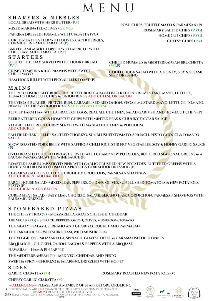 Menu_The Barge Inn_Bradford-on-Avon_image_4