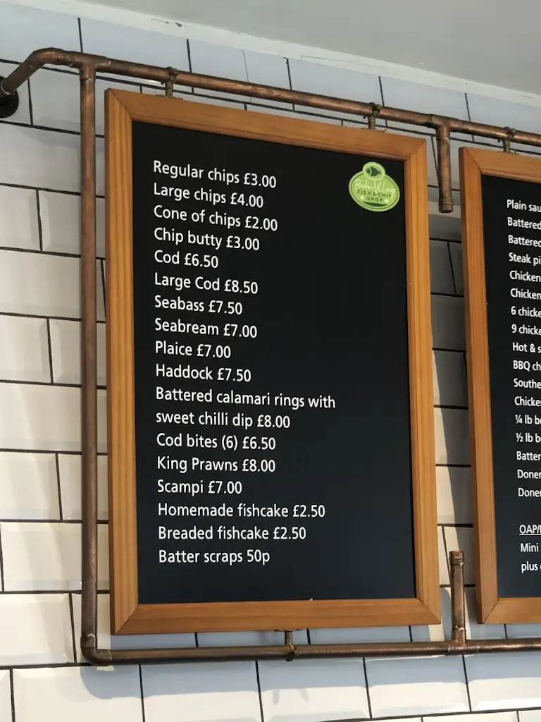Menu_Bredon Village Fish and Chip Shop_Bredon_image_1