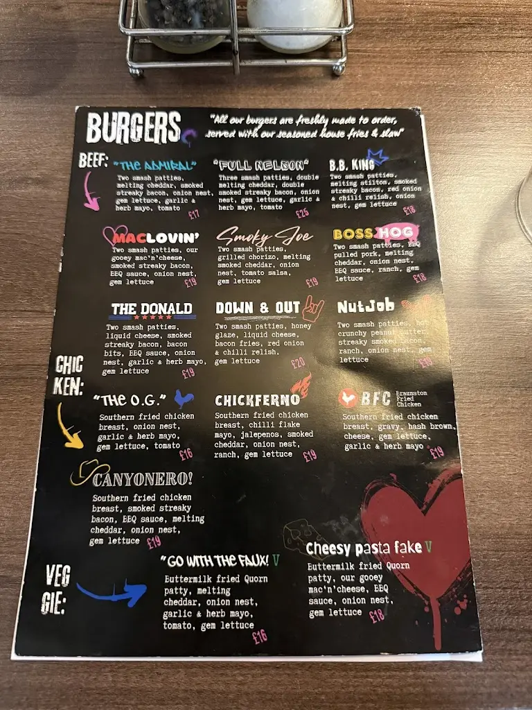 Menu_Admiral Nelson_Braunston_image_1