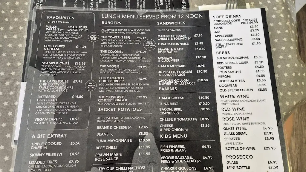 Menu_The Lake House_Aldershot_image_3