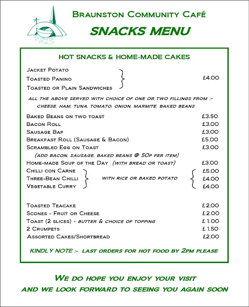 Menu_Braunston Village Community Cafe_Braunston_image_2