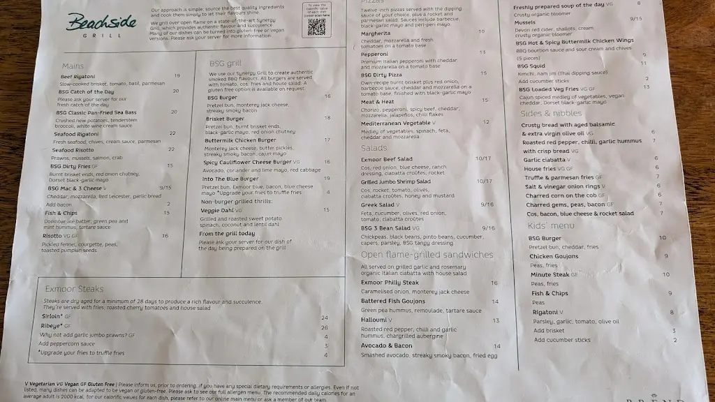 Menu_Beachside Grill_Braunton_imagen_3