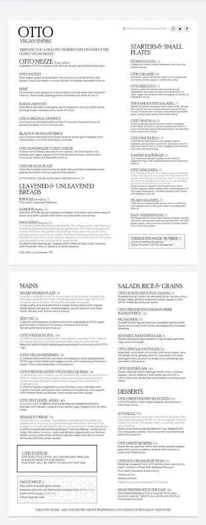 Menu_Otto Vegan Empire_Bramhall_image_2