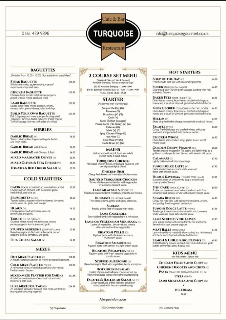Menu_Turquoise Gourmet Restaurant Bramhall_Bramhall_image_1