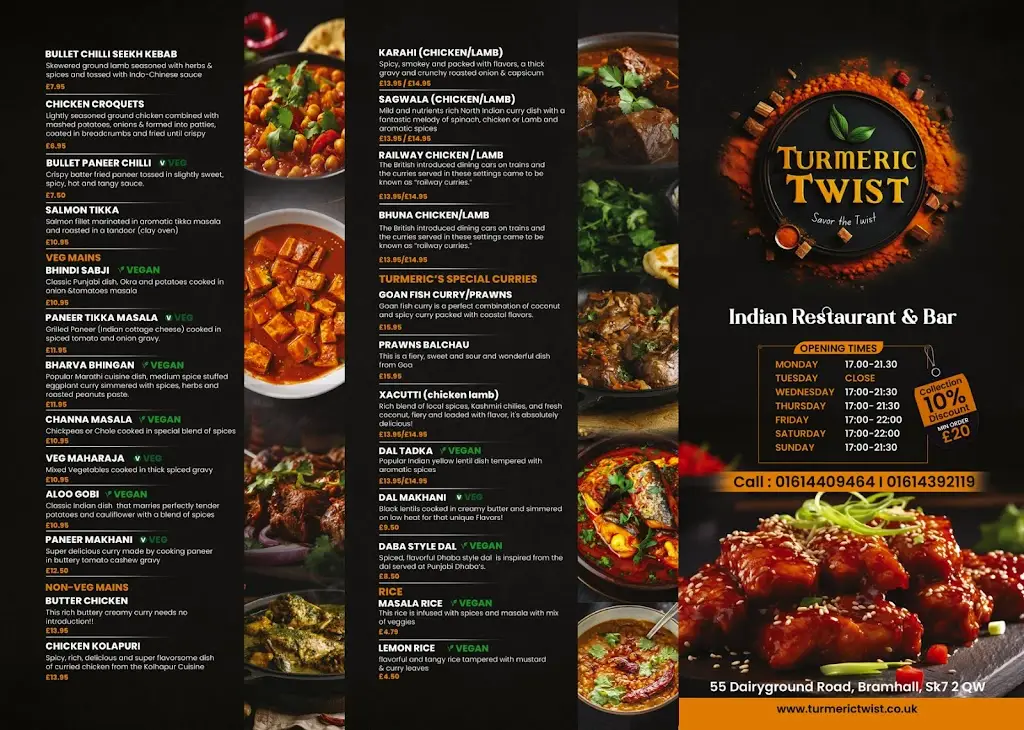 Menu_Turmeric Twist - Indian Restaurant & Bar_Bramhall_image_2