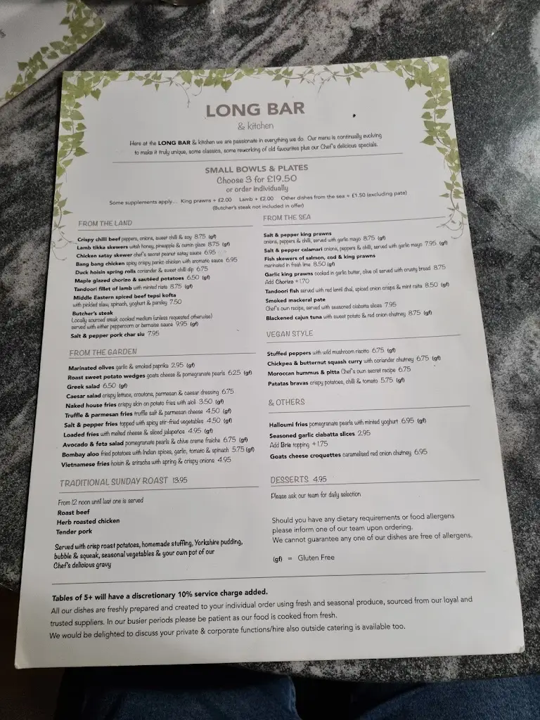Menu_Long Bar_Bramhall_image_1