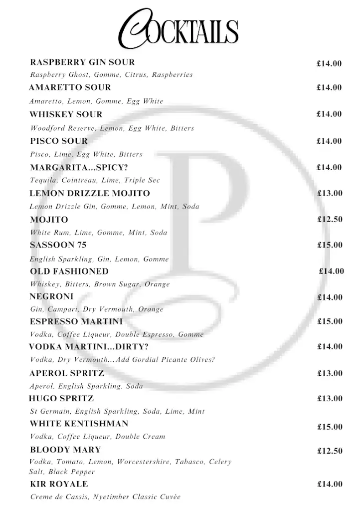 Menu_The Poet at Matfield_Brenchley_image_1