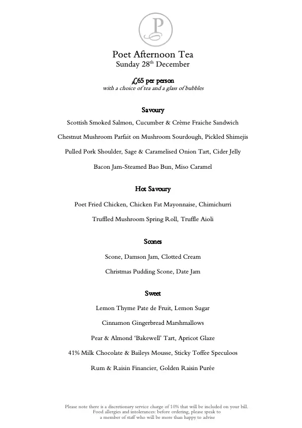 Menu_The Poet at Matfield_Brenchley_image_2