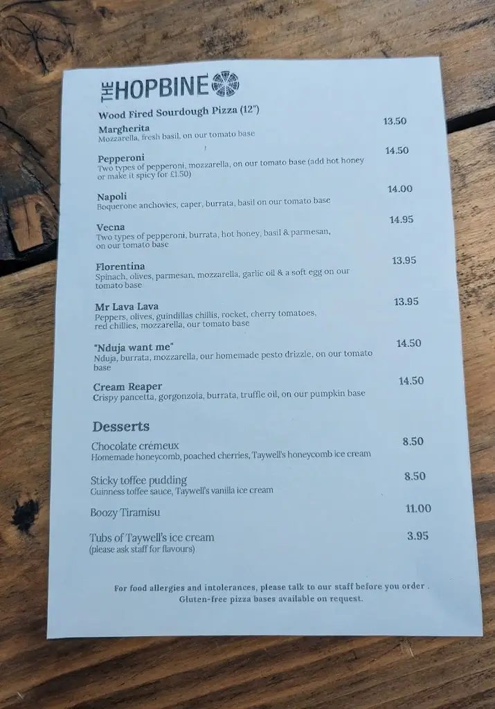 Menu_The Hopbine Inn_Brenchley_image_3