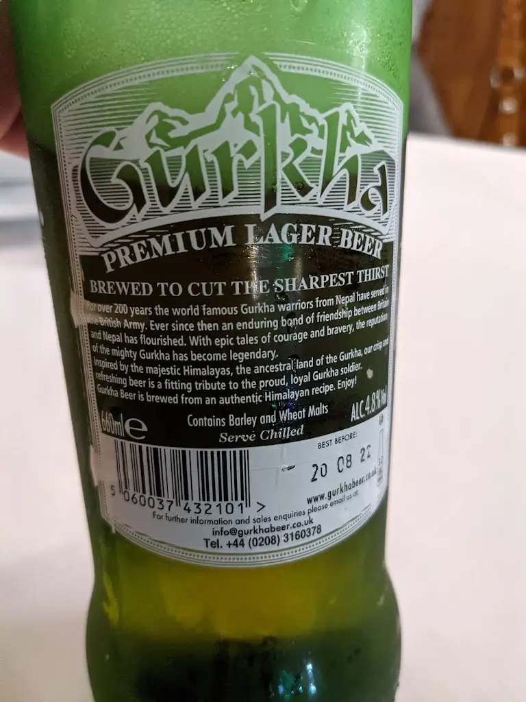 Menu_Namaste Johney Gurkha_Aldershot_immagine_5