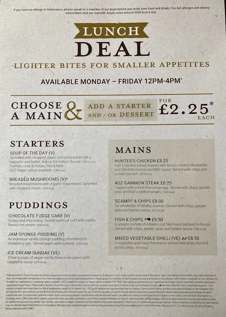 Menu_Bridge Inn_Brewood_image_1