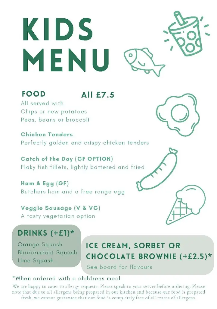 Menu_The Fox & Goose Hotel Pub and Restaurant_Brent Knoll_image_2