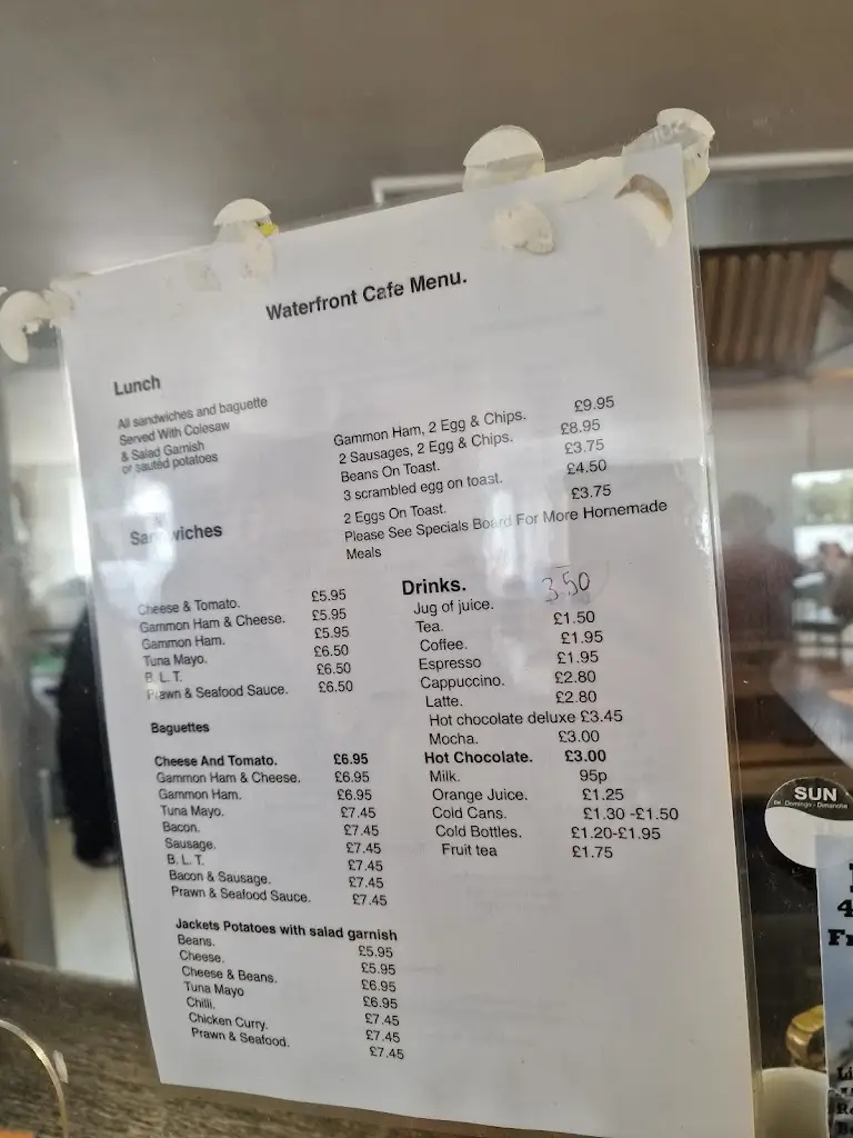 Menu_The Waterfront Diner_Bramford_immagine_2
