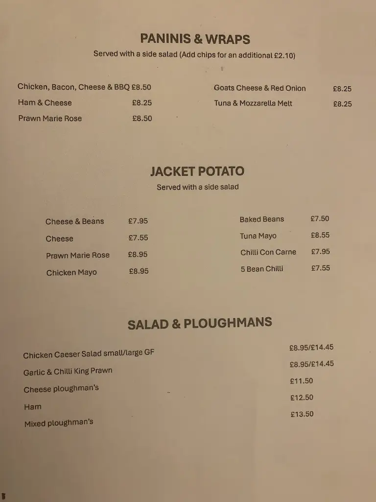 Menu_The Bramford Cock_Bramford_image_4