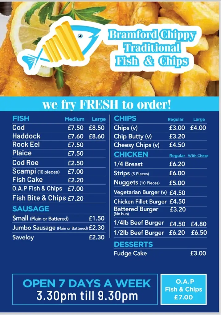 Menu_Bramford Chippy_Bramford_image_1