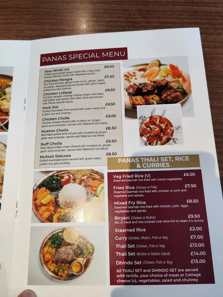Menu_Panas Restaurant Aldershot_Aldershot_image_4