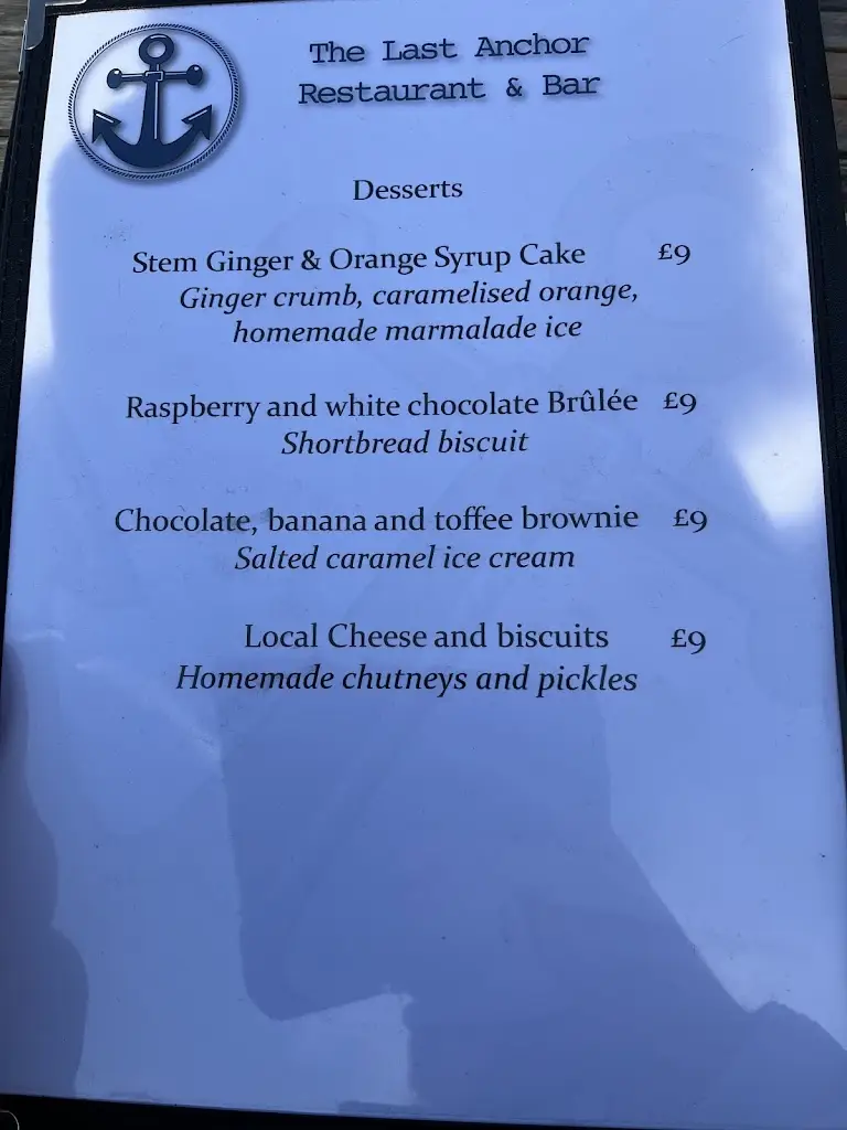 Menu_The Last Anchor_Bramford_image_1