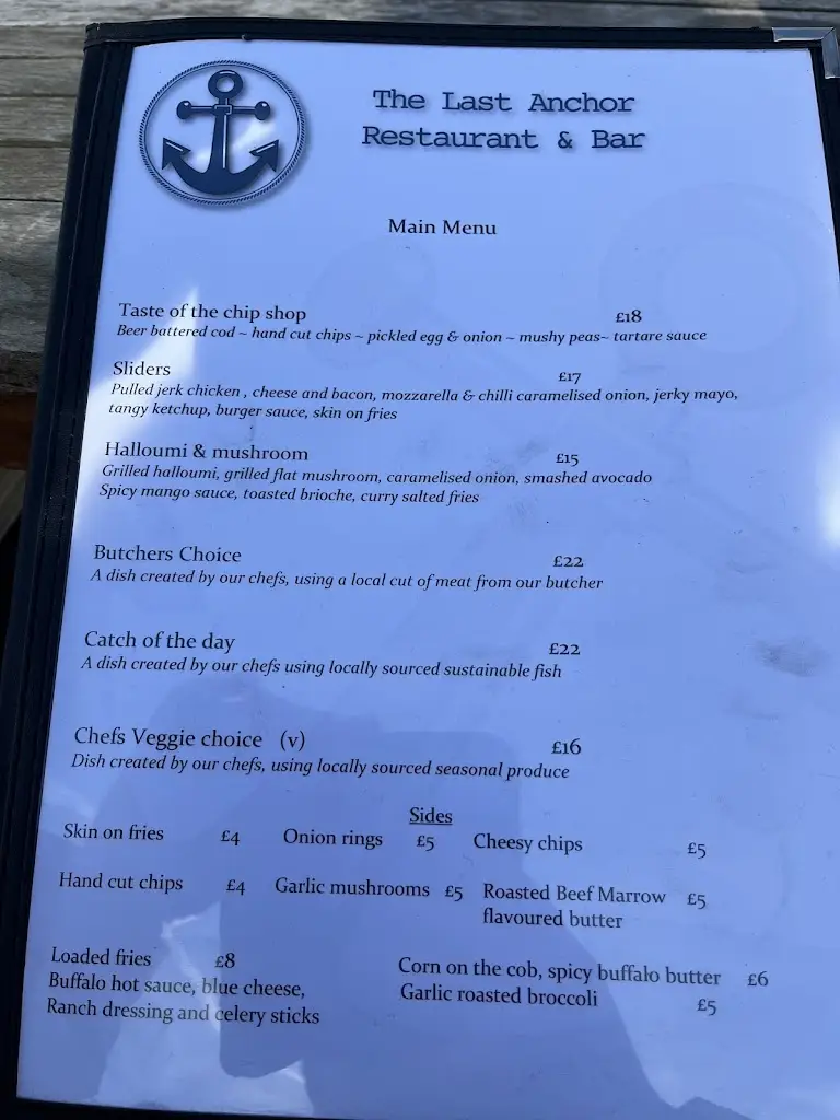 Menu_The Last Anchor_Bramford_image_3