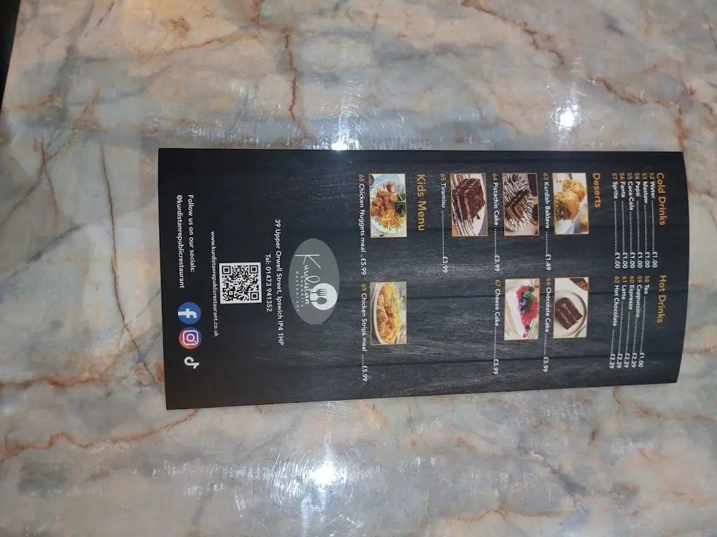 Menu_Kurdistan Republic Restaurant_Bramford_image_1