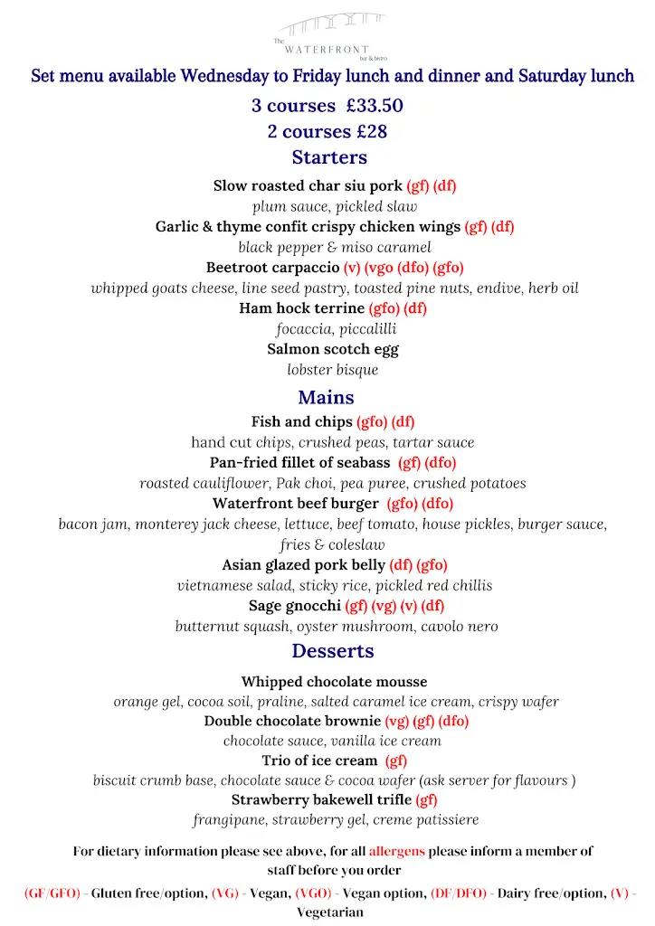 Menu_Waterfront Bistro Ipswich_Bramford_image_2