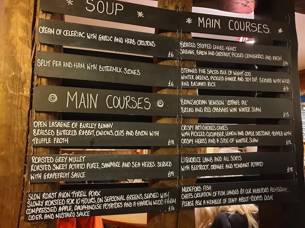 Menu_The Three Tuns_Bransgore_immagine_2