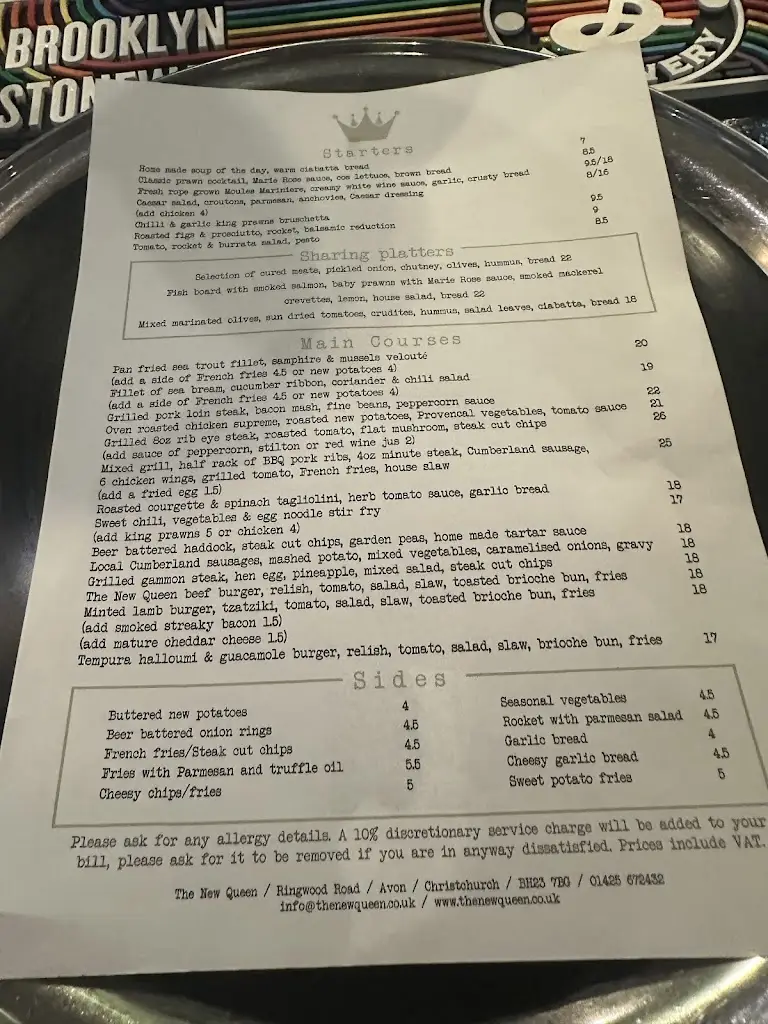 Menu_The New Queen Inn_Bransgore_image_2