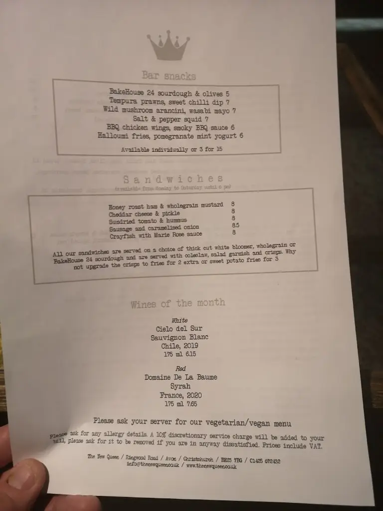 Menu_The New Queen Inn_Bransgore_image_3