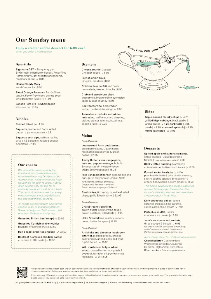 Menu_The Oaks_Bransgore_immagine_1