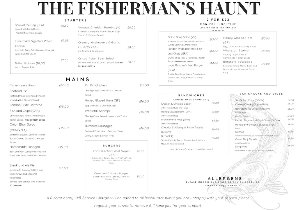Menu_The Fisherman's Haunt, Christchurch_Bransgore_image_1