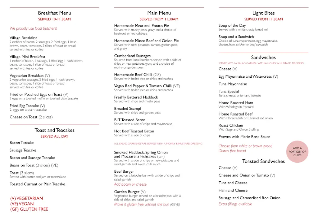 Menu_The Chocolate Strawberry Cafe Tearoom_Brierfield_image_2