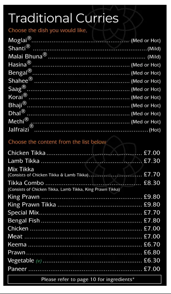 Menu_Baksh's Indian Kitchen_Brierfield_image_2
